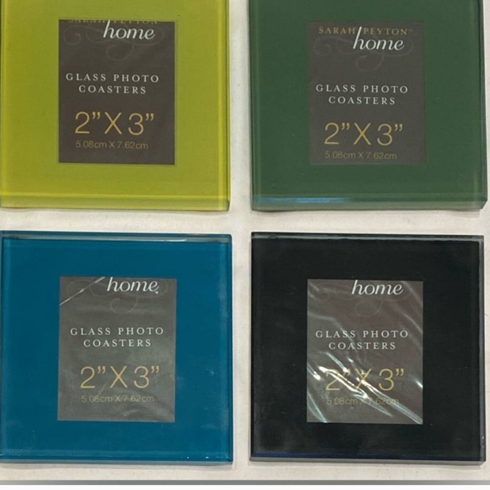 Glass Photo Coasters. - Picture 5 of 5